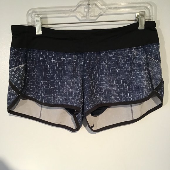 Lululemon Run: Speed Short *Sashiko Size 8 - Picture 1 of 10
